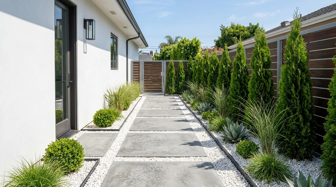 Plant-Softened Side Strip